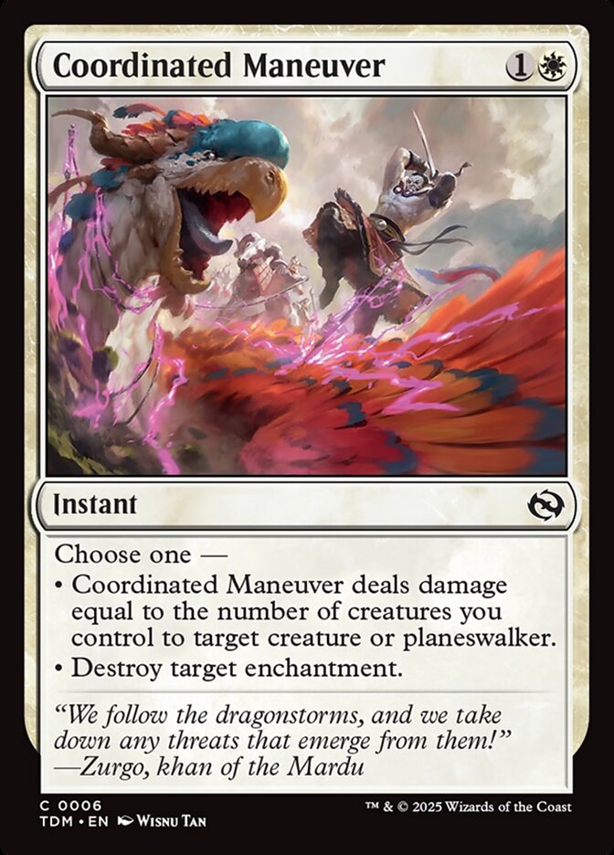 Manobra Coordenada / Coordinated Maneuver - Magic: The Gathering - MoxLand