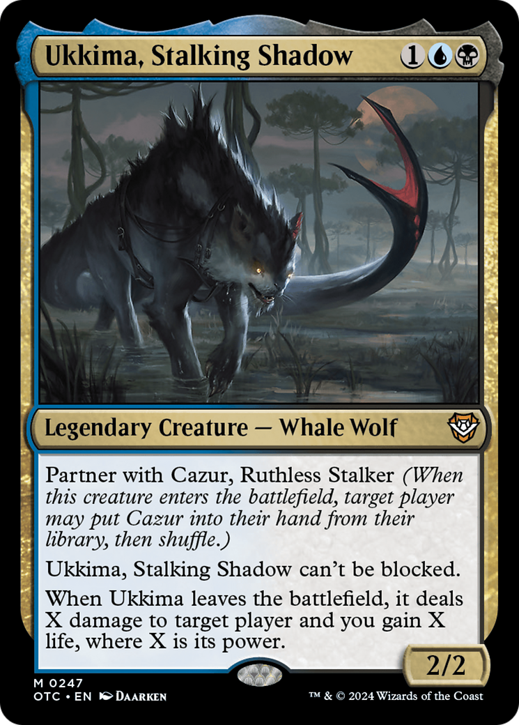 Ukkima, Sombra Espreitadora / Ukkima, Stalking Shadow - Magic: The Gathering - MoxLand