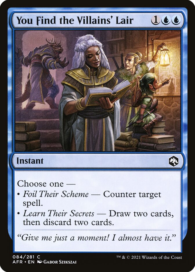 Vocês Encontram o Covil do Vilão / You Find the Villains' Lair - Magic: The Gathering - MoxLand