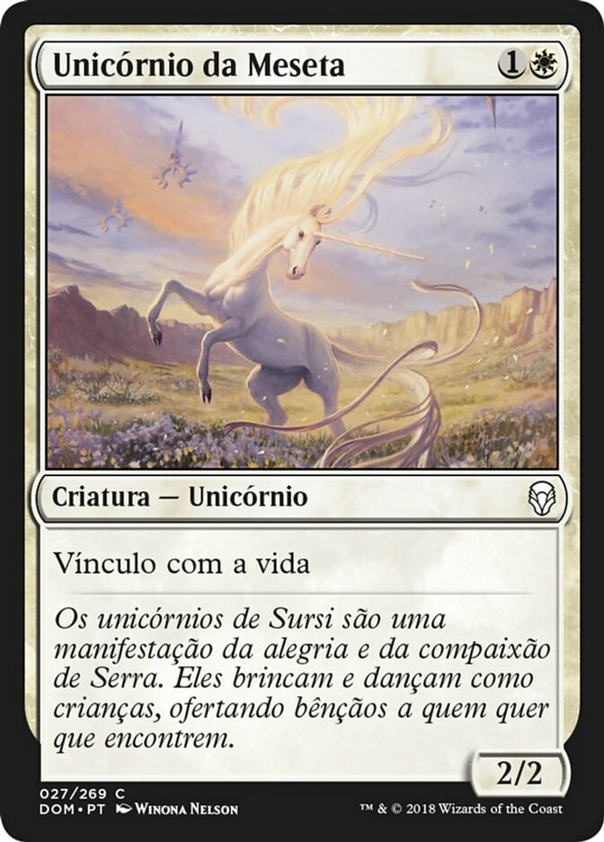 Unicórnio da Meseta / Mesa Unicorn - Magic: The Gathering - MoxLand