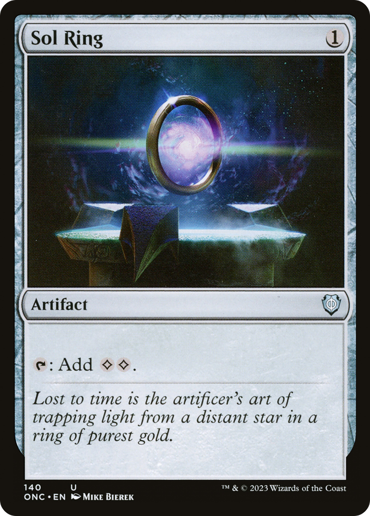 Anel Solar / Sol Ring - Magic: The Gathering - MoxLand