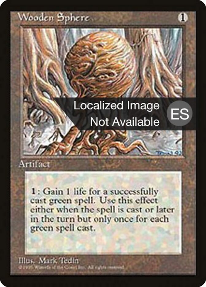 Esfera de Madeira / Wooden Sphere - Magic: The Gathering - MoxLand