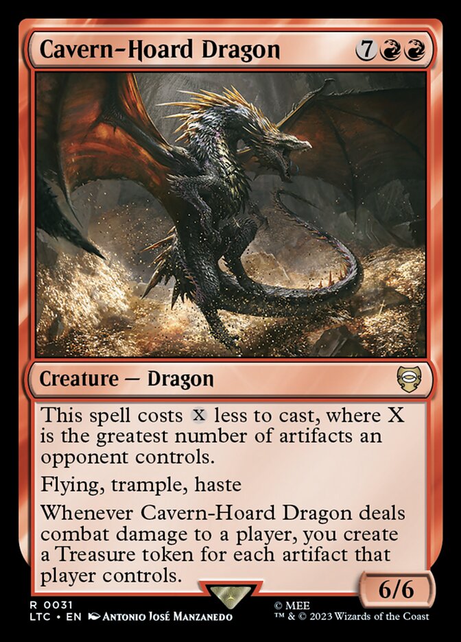 Dragão do Tesouro da Caverna / Cavern-Hoard Dragon - Magic: The Gathering - MoxLand