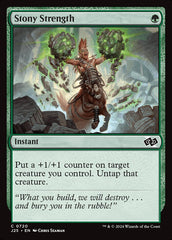 Força Pedregosa / Stony Strength - Magic: The Gathering - MoxLand