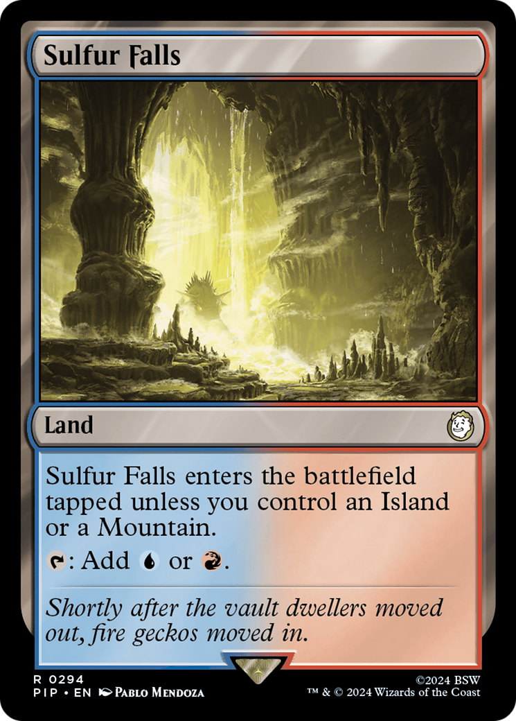 Cascata de Enxofre / Sulfur Falls - Magic: The Gathering - MoxLand