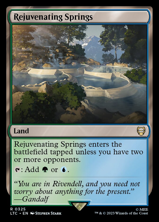 Fontes Rejuvenescedoras / Rejuvenating Springs - Magic: The Gathering - MoxLand