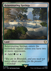 Fontes Rejuvenescedoras / Rejuvenating Springs - Magic: The Gathering - MoxLand