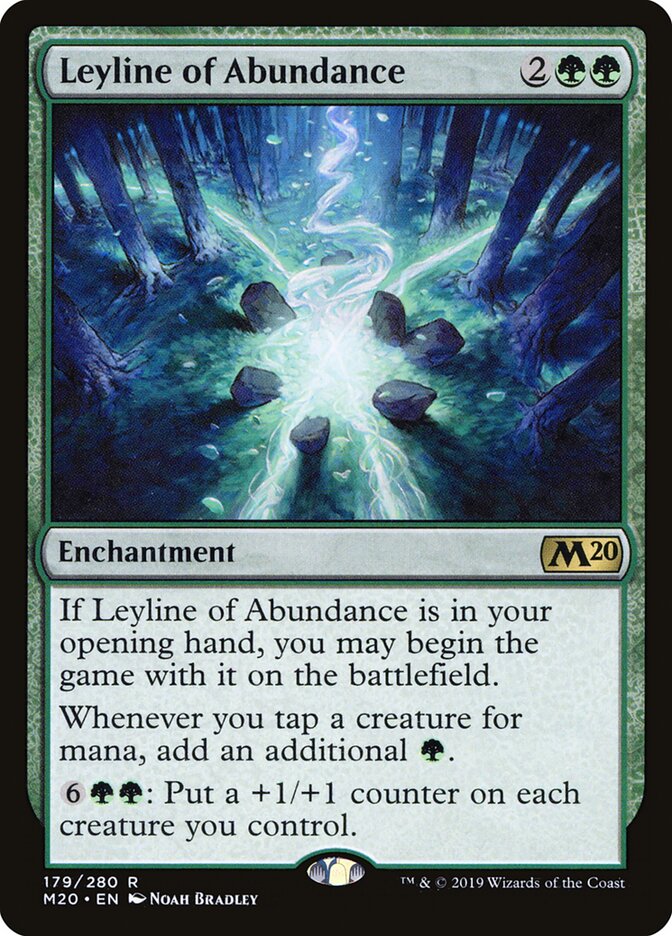 Linha de Força da Abundância / Leyline of Abundance - Magic: The Gathering - MoxLand