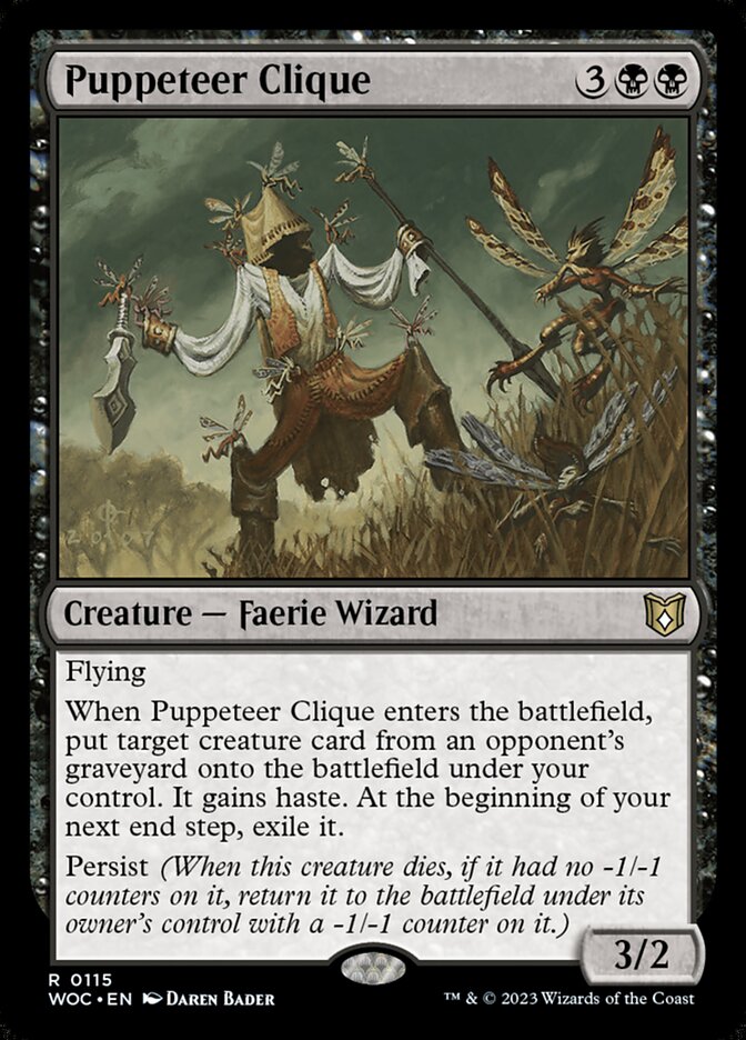 Facção Titeriteira / Puppeteer Clique - Magic: The Gathering - MoxLand