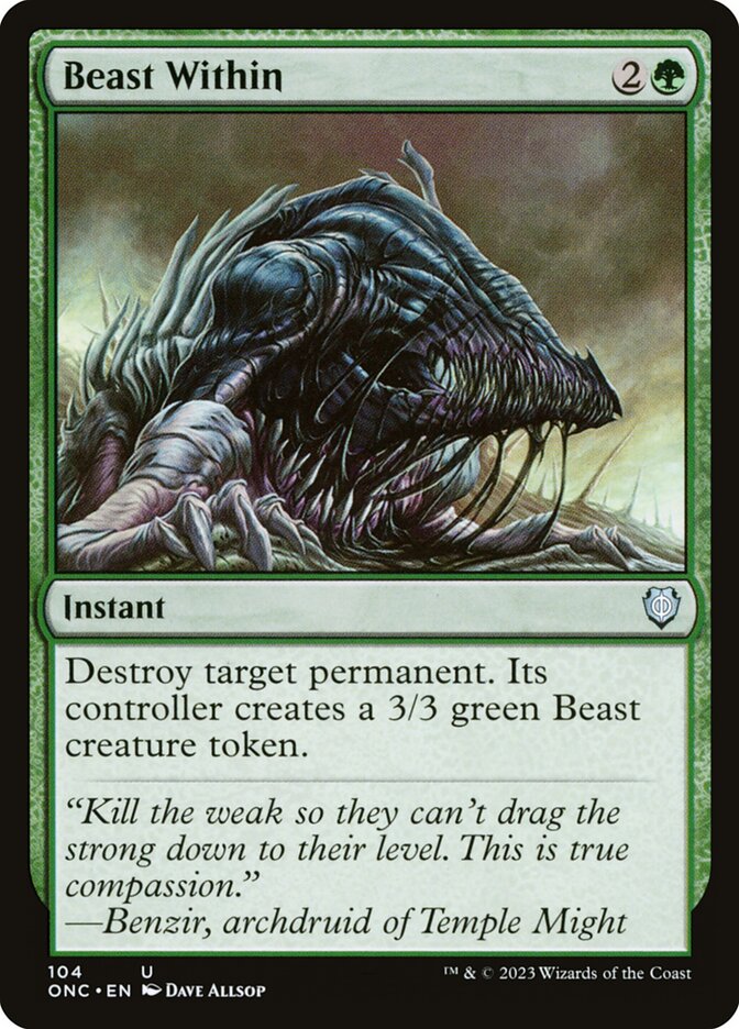 Fera Interior / Beast Within - Magic: The Gathering - MoxLand