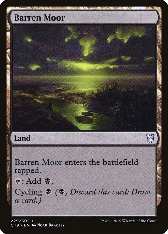 Charneca Estéril / Barren Moor - Magic: The Gathering - MoxLand