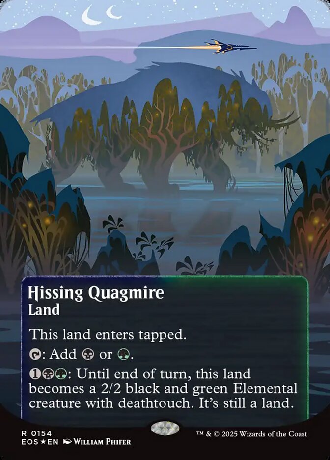 Pântano Sibilante / Hissing Quagmire - Magic: The Gathering - MoxLand
