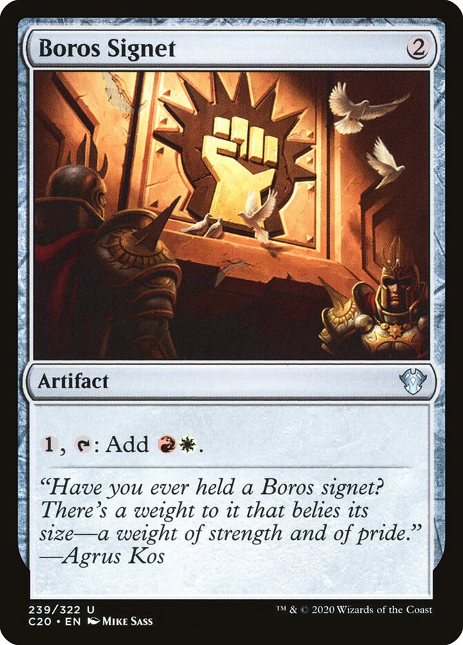 Sinete Boros / Boros Signet - Magic: The Gathering - MoxLand