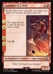 Invocação: G.F. Ifrit / Summon: G.F. Ifrit - Magic: The Gathering - MoxLand