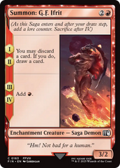 Invocação: G.F. Ifrit / Summon: G.F. Ifrit - Magic: The Gathering - MoxLand