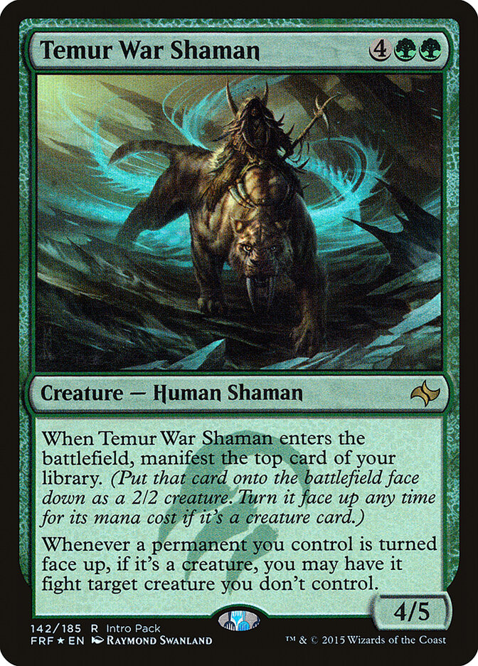 Xamã de Guerra Temur / Temur War Shaman - Magic: The Gathering - MoxLand