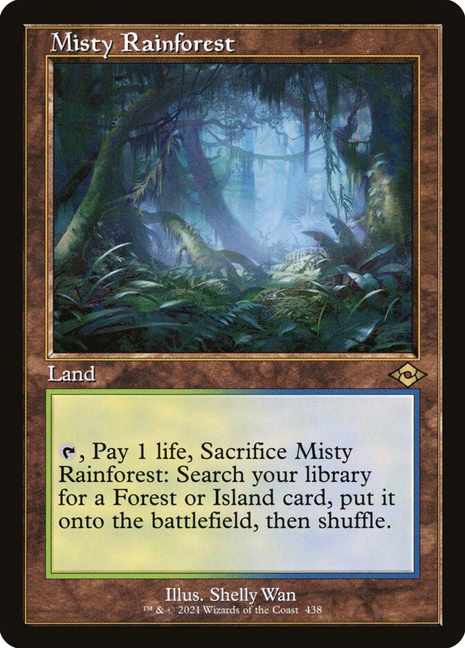 Floresta Tropical Nebulosa / Misty Rainforest - Magic: The Gathering - MoxLand