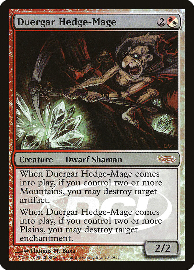 Mago Rural Duergar / Duergar Hedge-Mage - Magic: The Gathering - MoxLand