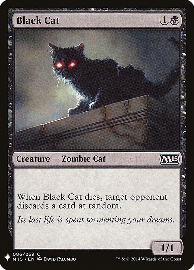 Gato Preto / Black Cat - Magic: The Gathering - MoxLand