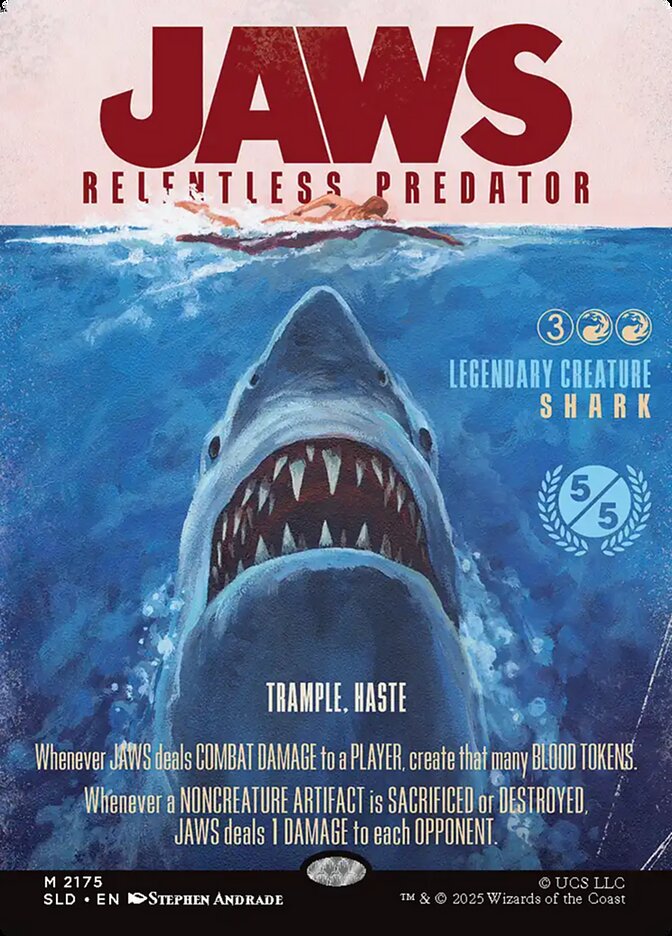 Jaws, Relentless Predator - Magic: The Gathering - MoxLand