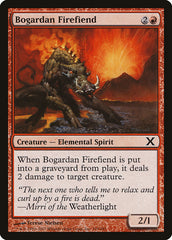 Flamidemo de Bogardan / Bogardan Firefiend - Magic: The Gathering - MoxLand