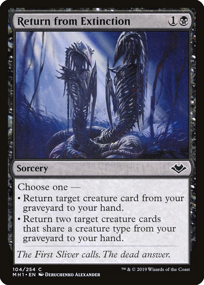 De Volta da Extinção / Return from Extinction - Magic: The Gathering - MoxLand