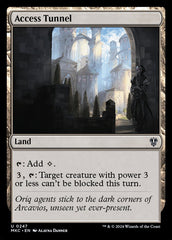 Túnel de Acesso / Access Tunnel - Magic: The Gathering - MoxLand