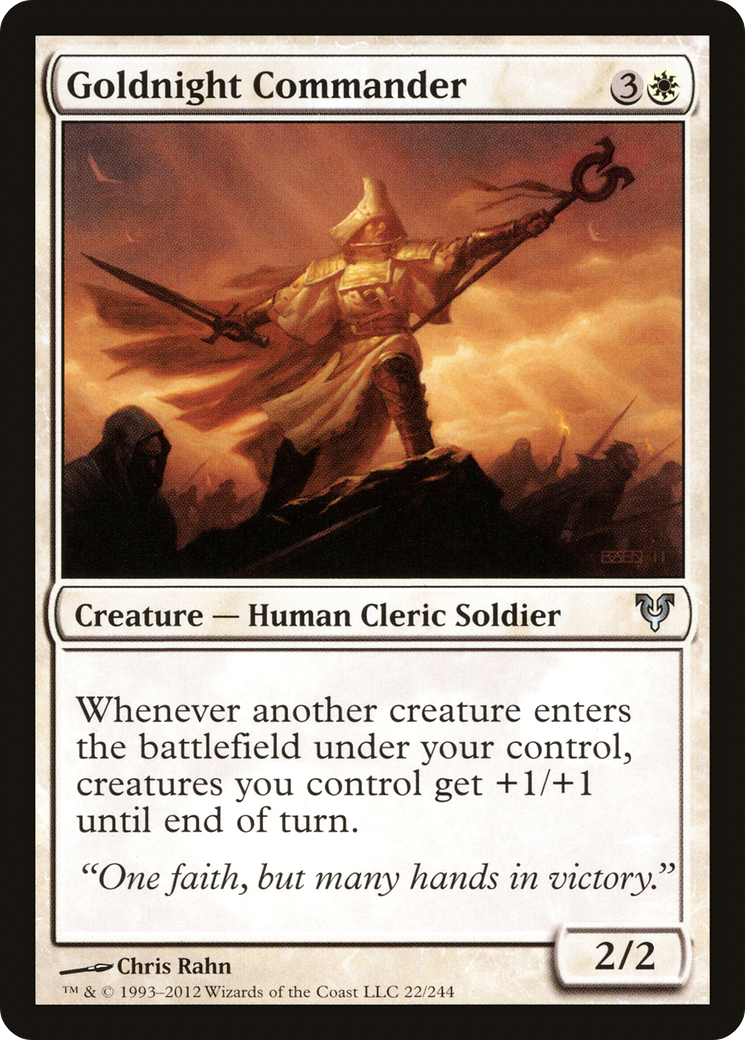 Comandante dos Noite Dourada / Goldnight Commander - Magic: The Gathering - MoxLand