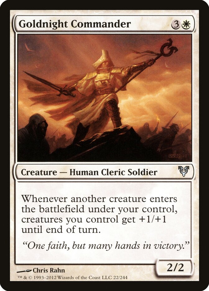 Comandante dos Noite Dourada / Goldnight Commander - Magic: The Gathering - MoxLand