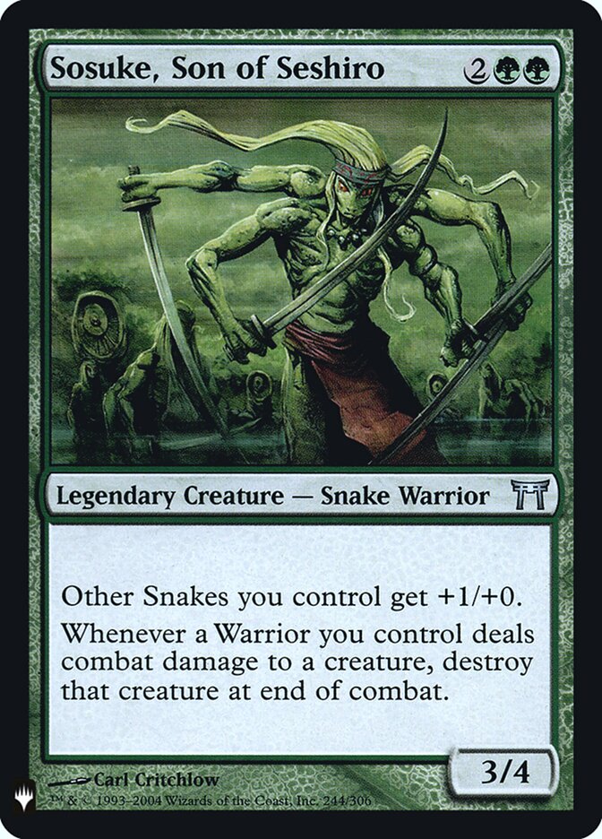 Sosuke, Filho de Seshiro / Sosuke, Son of Seshiro - Magic: The Gathering - MoxLand