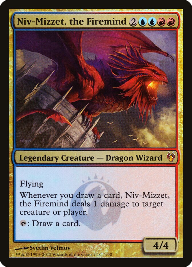 Niv-Mizzet, o Mente de Fogo / Niv-Mizzet, the Firemind - Magic: The Gathering - MoxLand