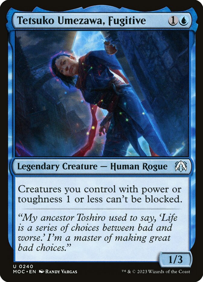 Tetsuko Umezawa, Fugitiva / Tetsuko Umezawa, Fugitive - Magic: The Gathering - MoxLand