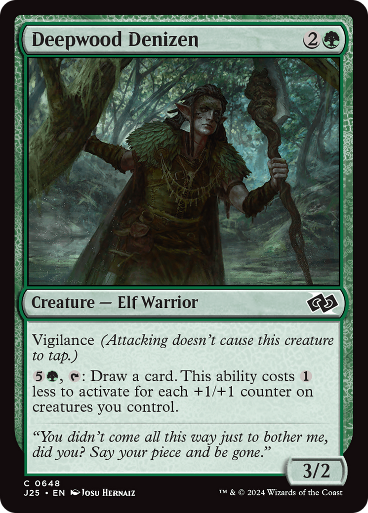 Habitante de Matafunda / Deepwood Denizen - Magic: The Gathering - MoxLand