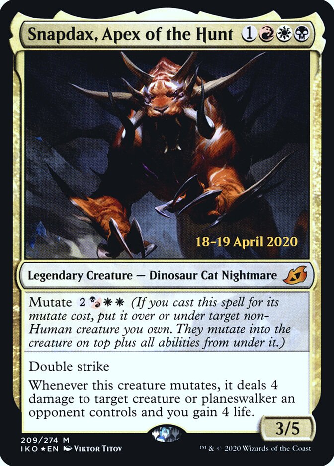 Snapdax, Ápice da Caça / Snapdax, Apex of the Hunt - Magic: The Gathering - MoxLand