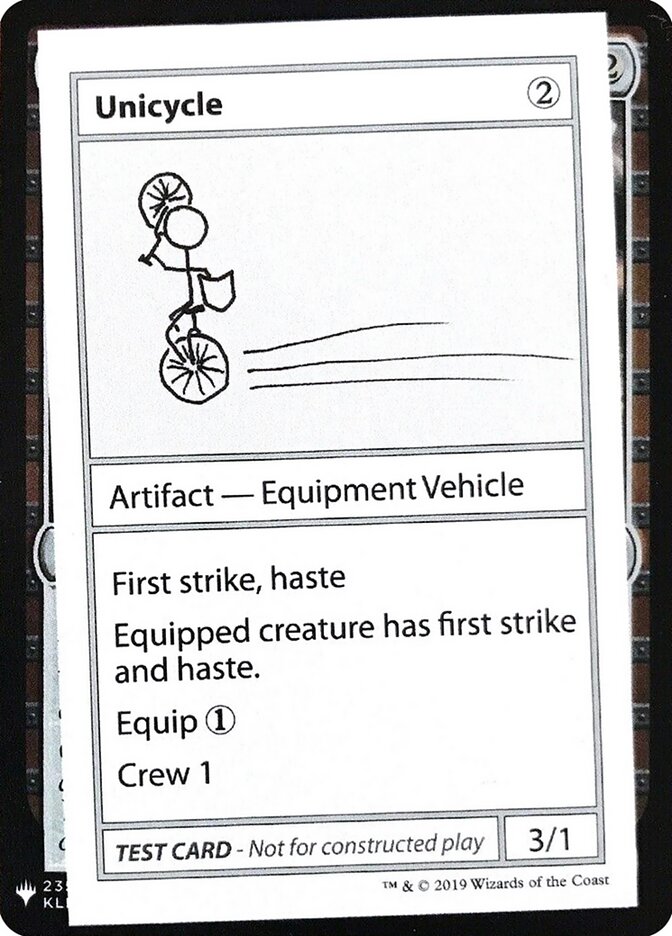 Unicycle - Magic: The Gathering - MoxLand