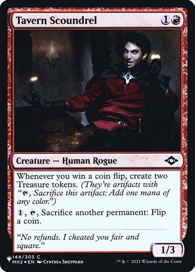 Patife da Taverna / Tavern Scoundrel - Magic: The Gathering - MoxLand