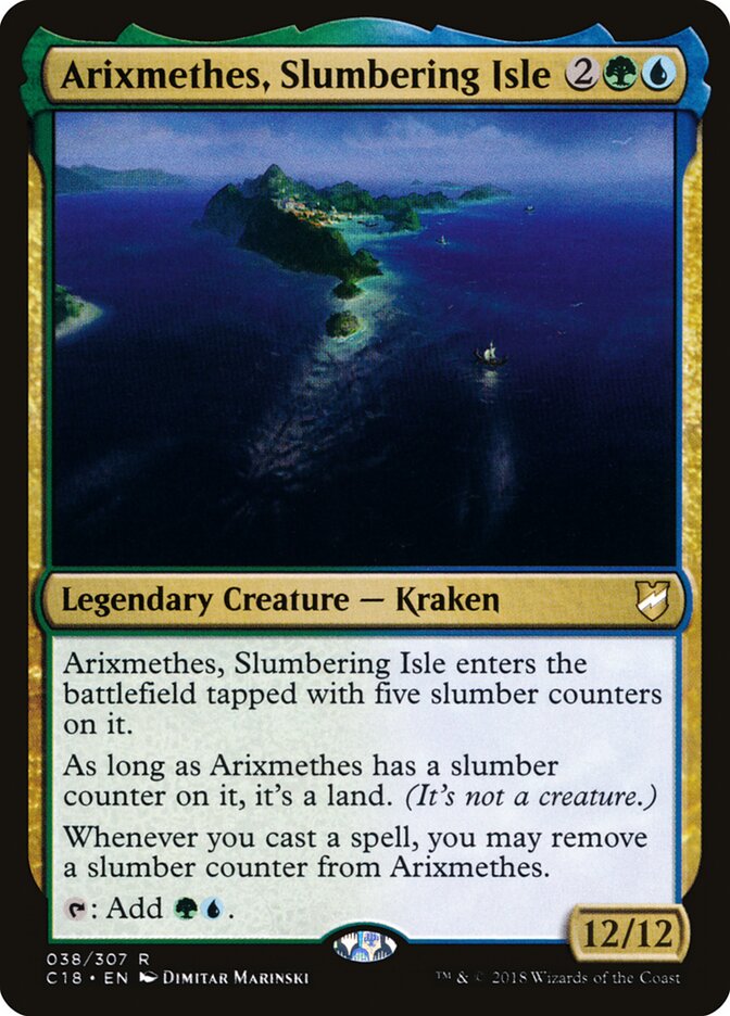 Arixmetes, Ilha Hibernante / Arixmethes, Slumbering Isle - Magic: The Gathering - MoxLand