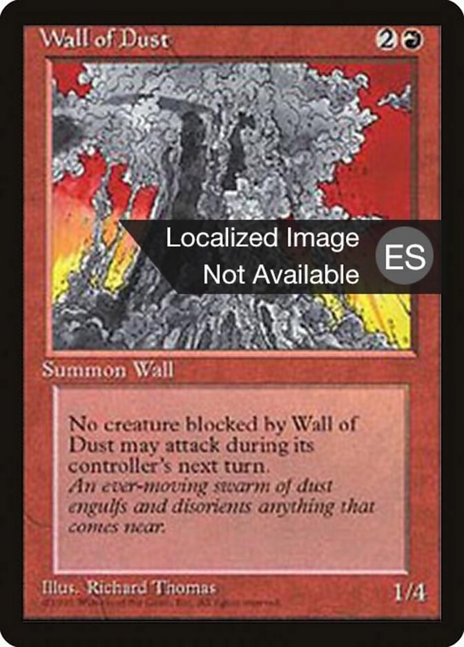 Barreira de Pó / Wall of Dust - Magic: The Gathering - MoxLand