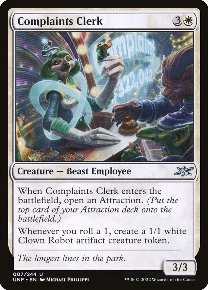 Complaints Clerk - Magic: The Gathering - MoxLand