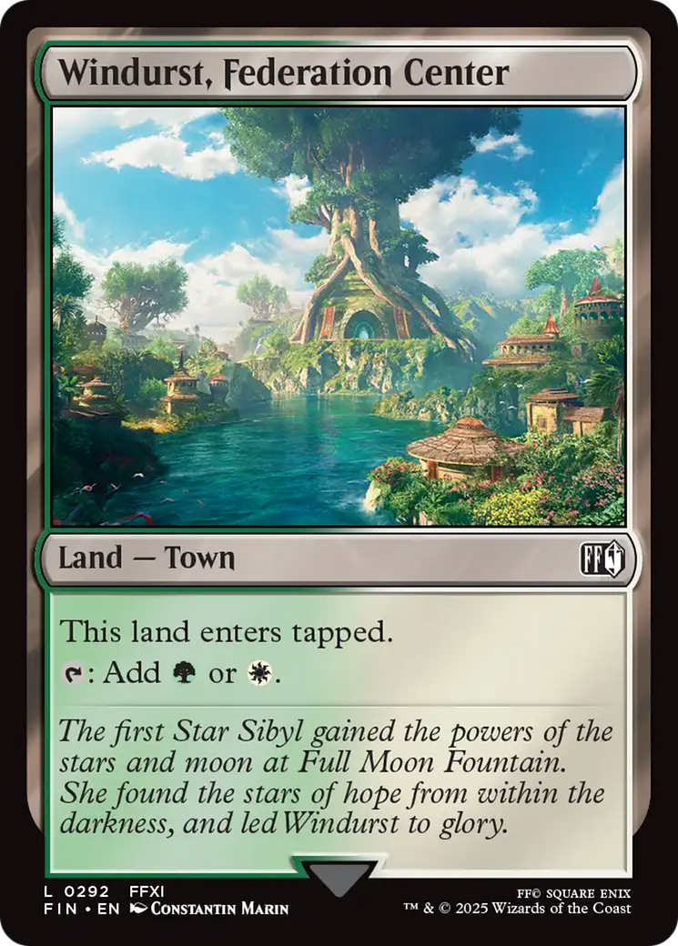 Windurst, Centro Federativo / Windurst, Federation Center - Magic: The Gathering - MoxLand