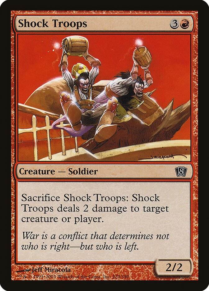 Tropas de Choque / Shock Troops - Magic: The Gathering - MoxLand