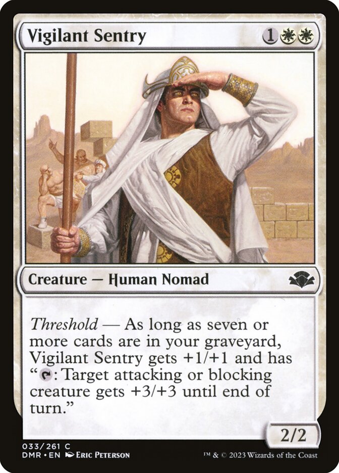 Sentinela Vigilante / Vigilant Sentry - Magic: The Gathering - MoxLand