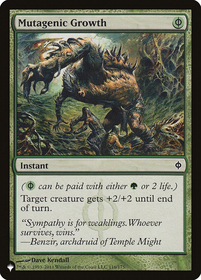 Crescimento Mutagênico / Mutagenic Growth - Magic: The Gathering - MoxLand