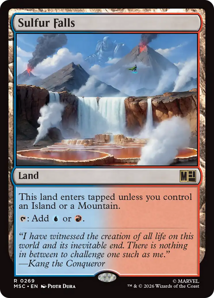 Cascata de Enxofre / Sulfur Falls - Magic: The Gathering - MoxLand