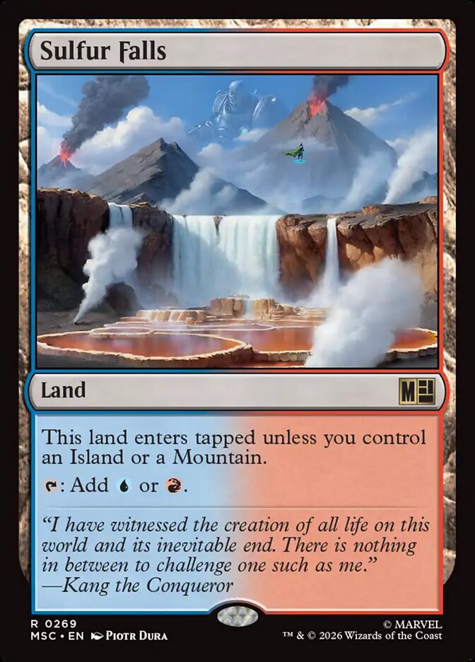 Cascata de Enxofre / Sulfur Falls - Magic: The Gathering - MoxLand