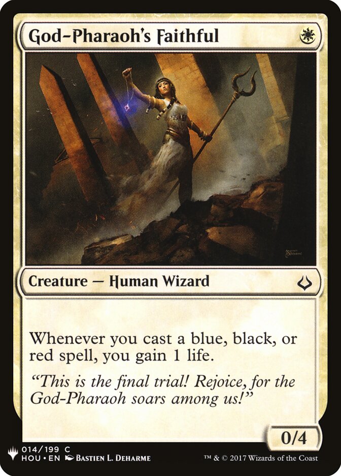 Fiel do Faraó-Deus / God-Pharaoh's Faithful - Magic: The Gathering - MoxLand