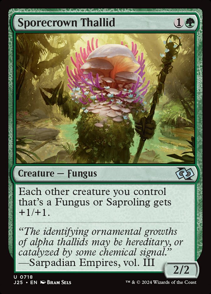 Talídia Coroa d'Esporos / Sporecrown Thallid - Magic: The Gathering - MoxLand