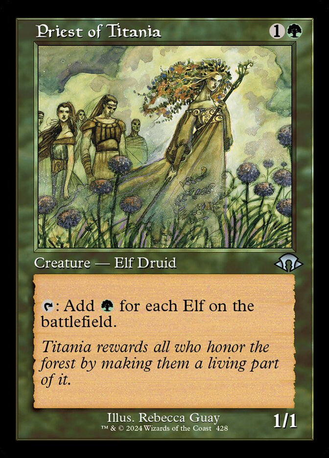 Sacerdote de Titânia / Priest of Titania - Magic: The Gathering - MoxLand