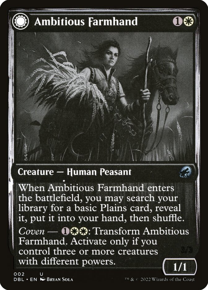 Lavradora Ambiciosa / Ambitious Farmhand - Magic: The Gathering - MoxLand