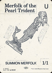 Tritões do Tridente Perolado / Merfolk of the Pearl Trident - Magic: The Gathering - MoxLand